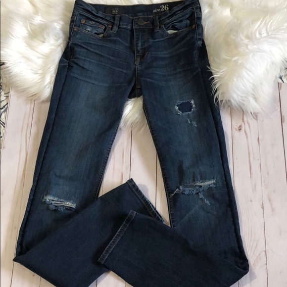 J Crew distressed  Reid jeans size 26. EUC - Picture 2 of 8